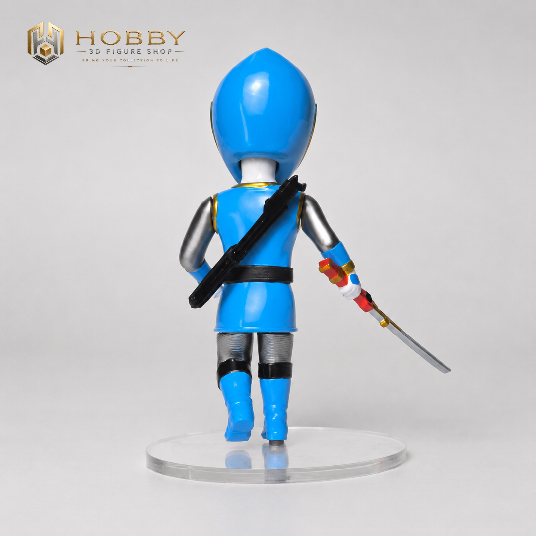 Mô hình Chibi 3D Ninja Storm - Blue Ranger