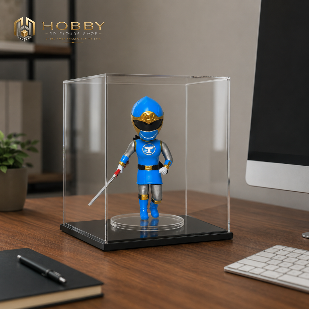 Mô hình Chibi 3D Ninja Storm - Blue Ranger