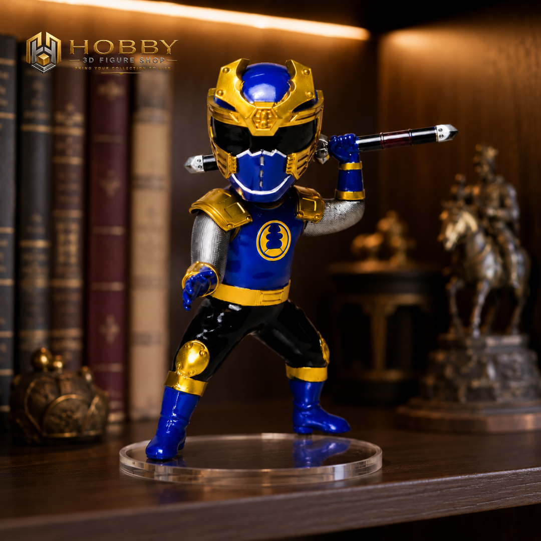 Mô hình Chibi 3D Ninja Storm - Navy Thunder Ranger