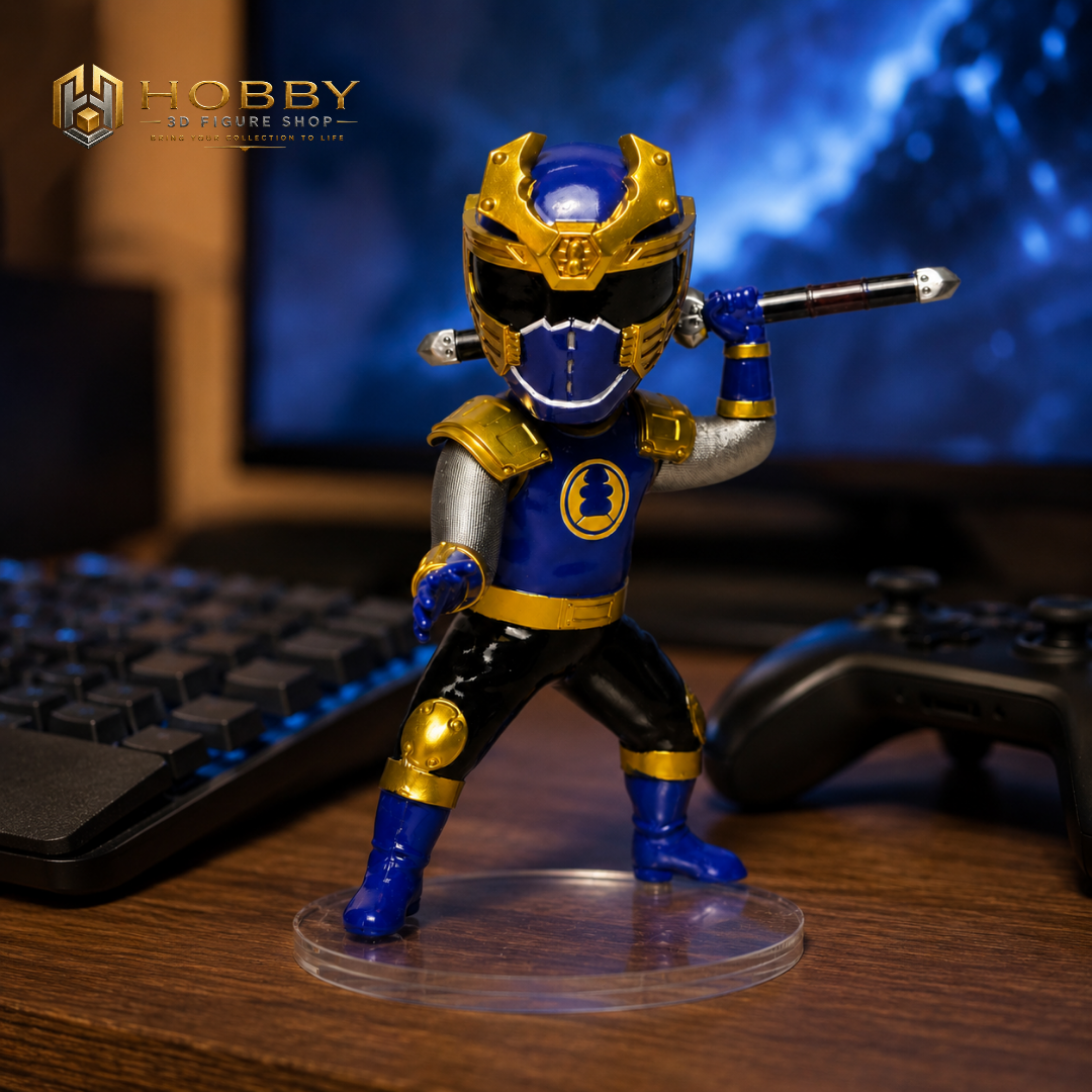 Mô hình Chibi 3D Ninja Storm - Navy Thunder Ranger