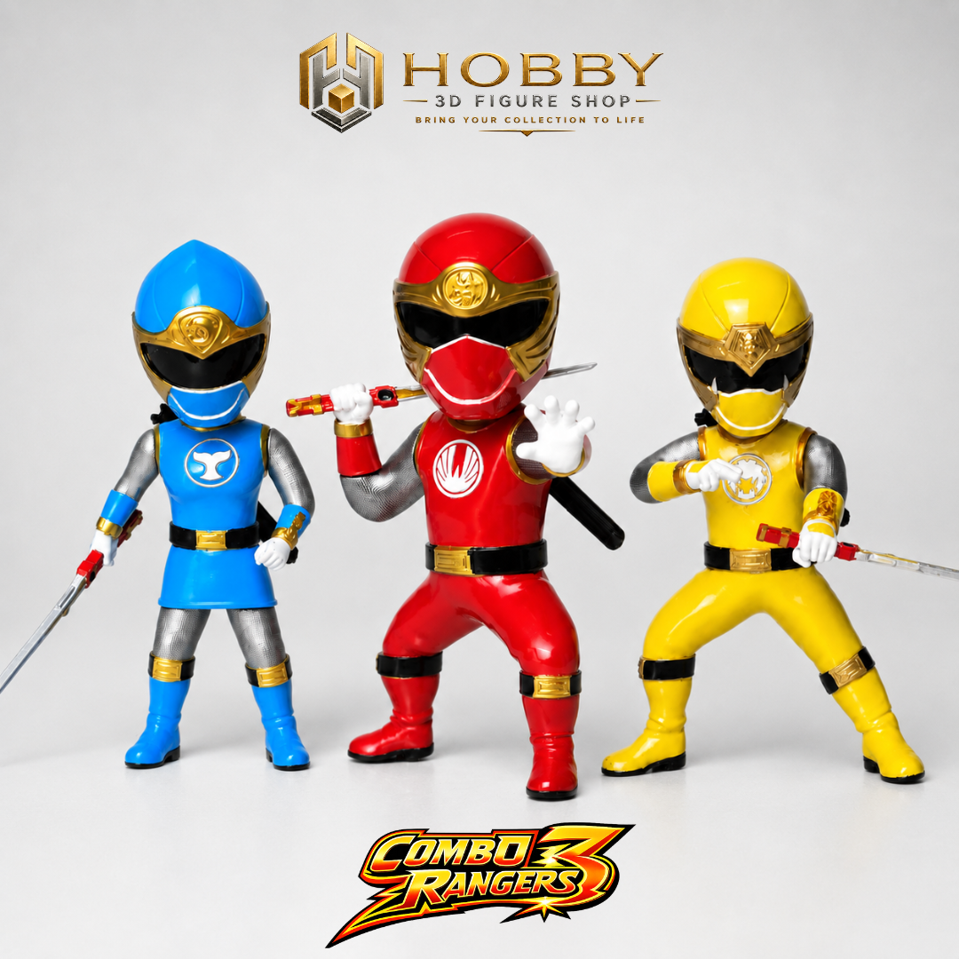 Mô hình Chibi 3D Ninja Storm - Set 3 Wind Ninja