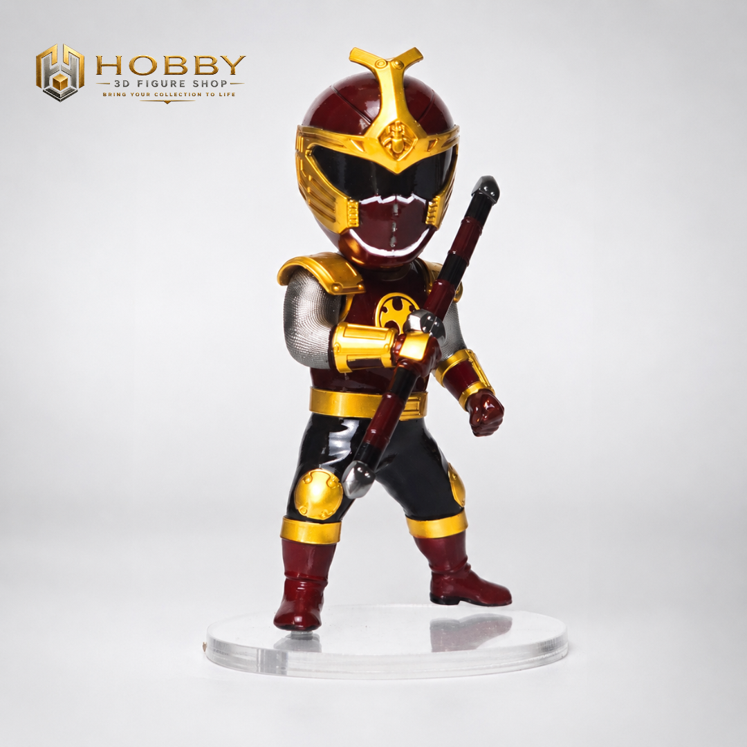 Mô hình Chibi 3D Ninja Storm - Crimson Thunder Ranger