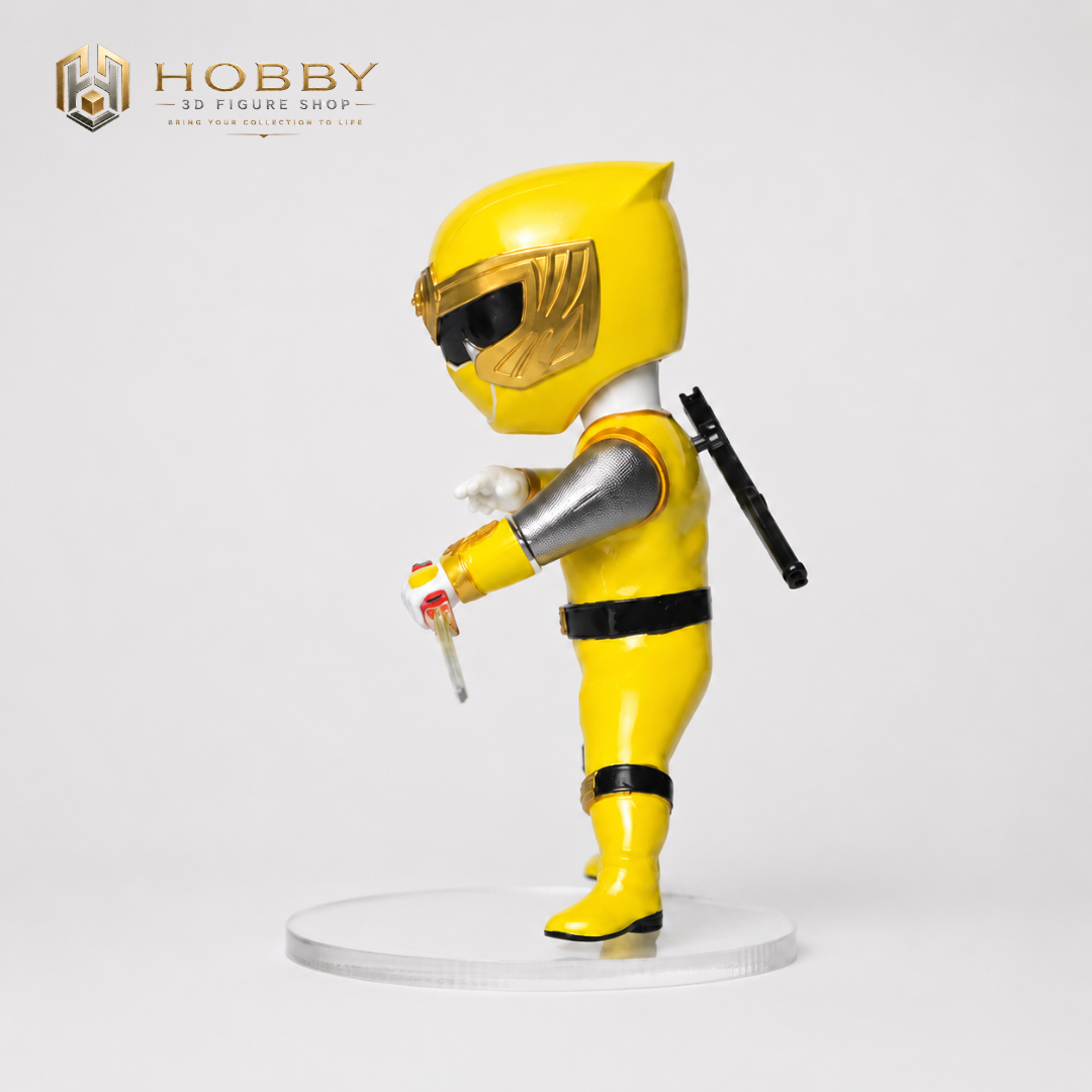 Mô hình Chibi 3D Ninja Storm - Yellow Ranger