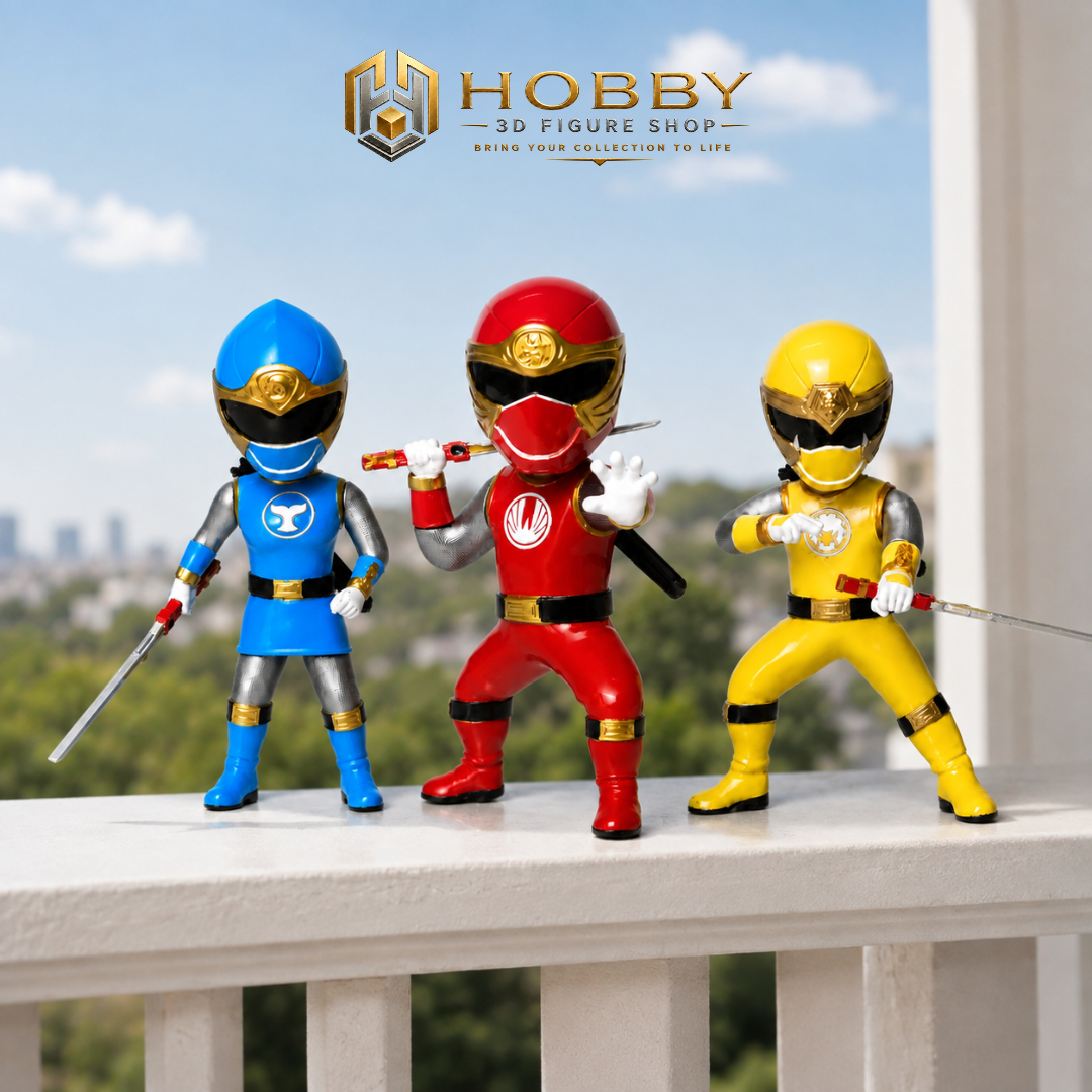 Mô hình Chibi 3D Ninja Storm - Set 3 Wind Ninja