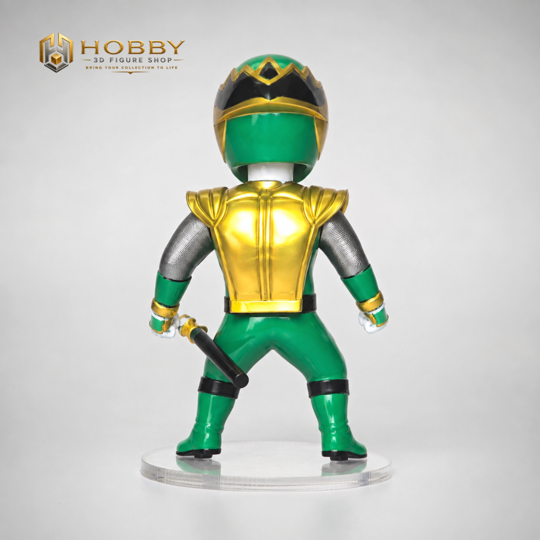 Mô hình Chibi 3D Ninja Storm - Green Samurai Ranger