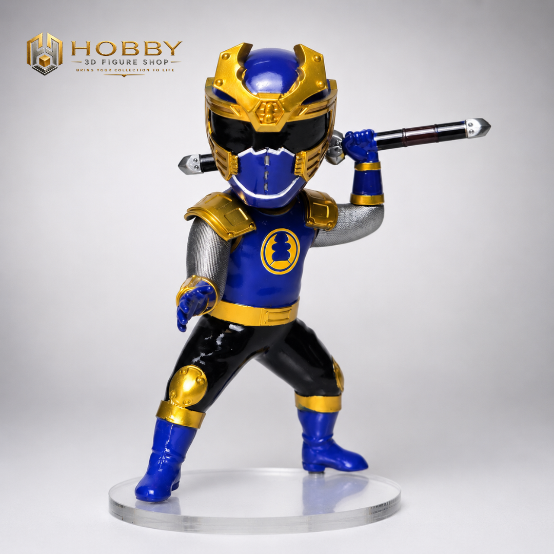 Mô hình Chibi 3D Ninja Storm - Navy Thunder Ranger