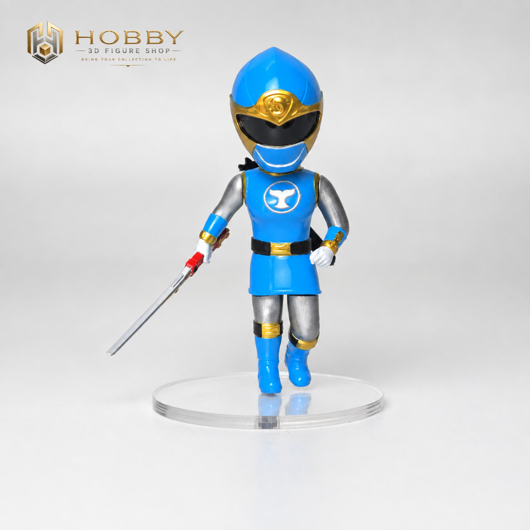 Mô hình Chibi 3D Ninja Storm - Blue Ranger