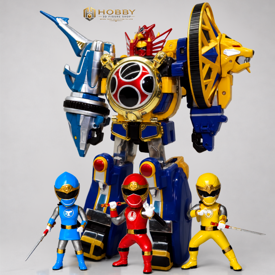 Mô hình Chibi 3D Ninja Storm - Set 3 Wind Ninja